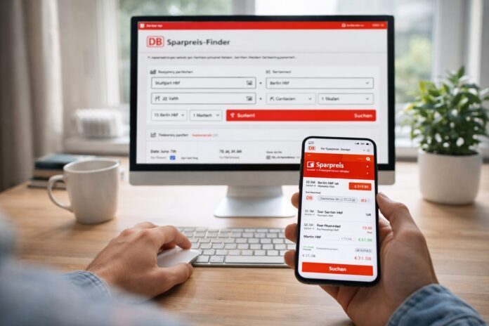 Sparpreisfinder der Bahn - Buchen und finden