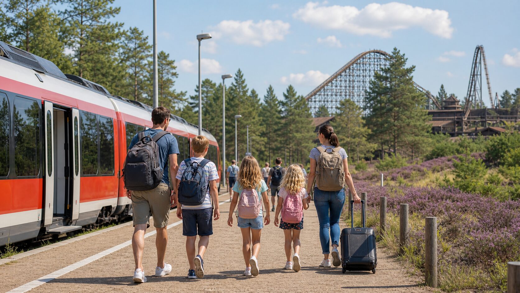 Heide Park mit der Bahn erreichen